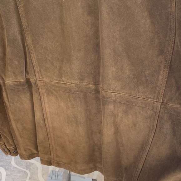 Banana Republic Men's Tan Suede Field Jacket - Picture 8 of 12